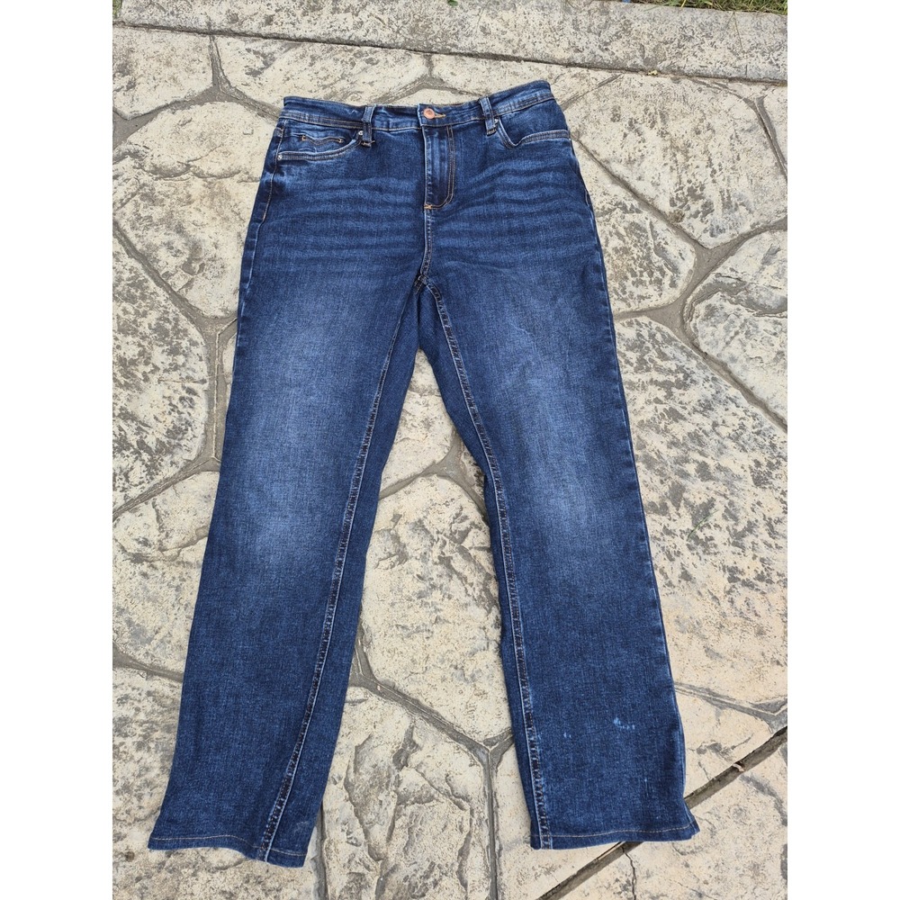 Suko Jeans Women Size 8 Medium Wash Sustainable Straight Leg EUC